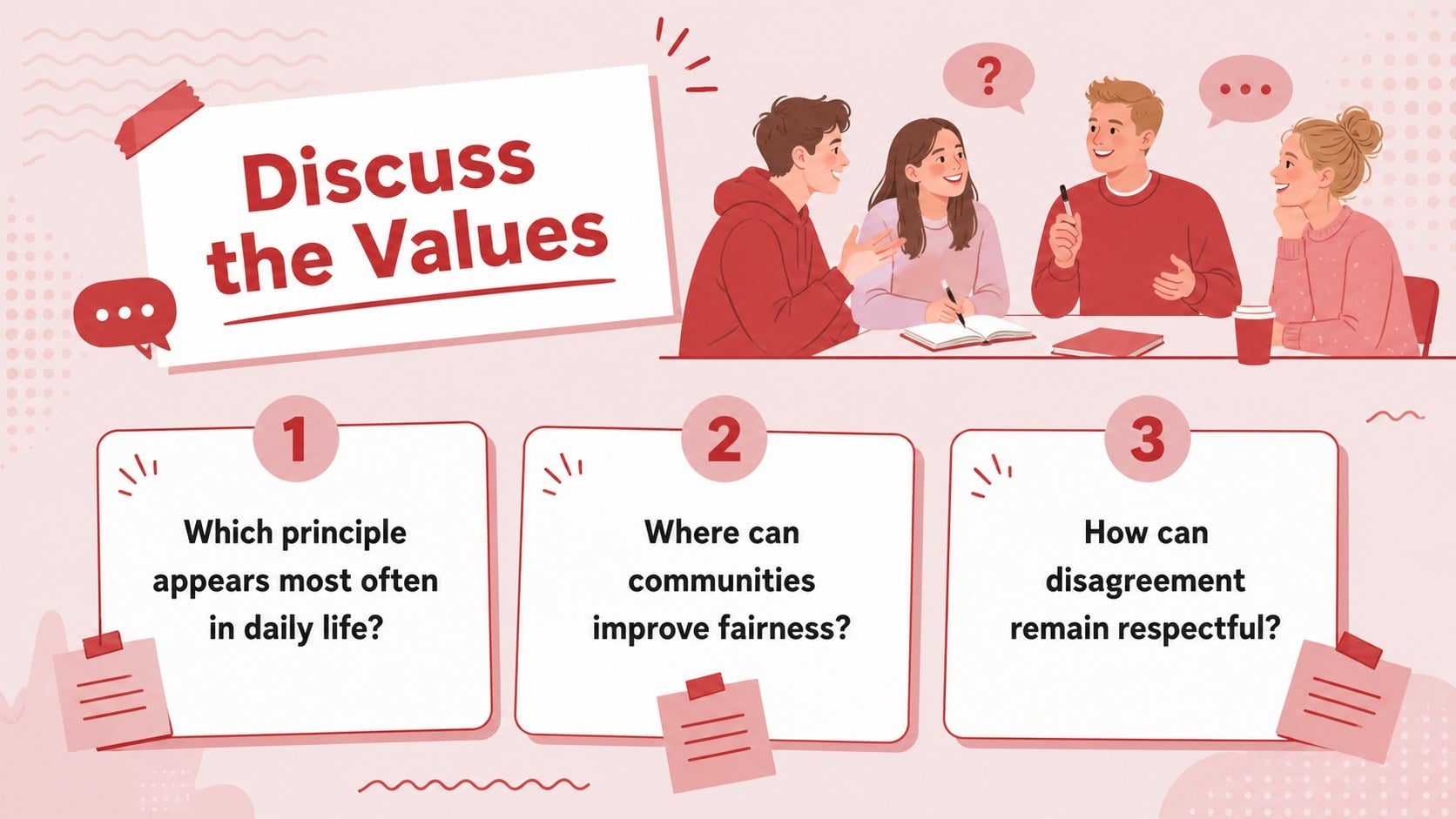 Indonesian Civic Values Celebration Deck presentation template, slide 13