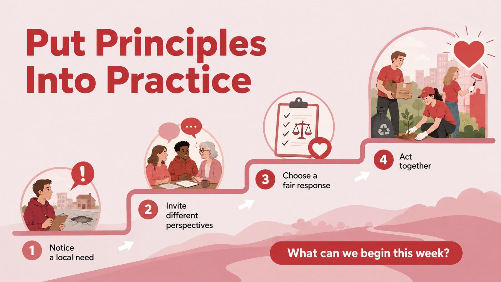 Indonesian Civic Values Celebration Deck presentation template, slide 14