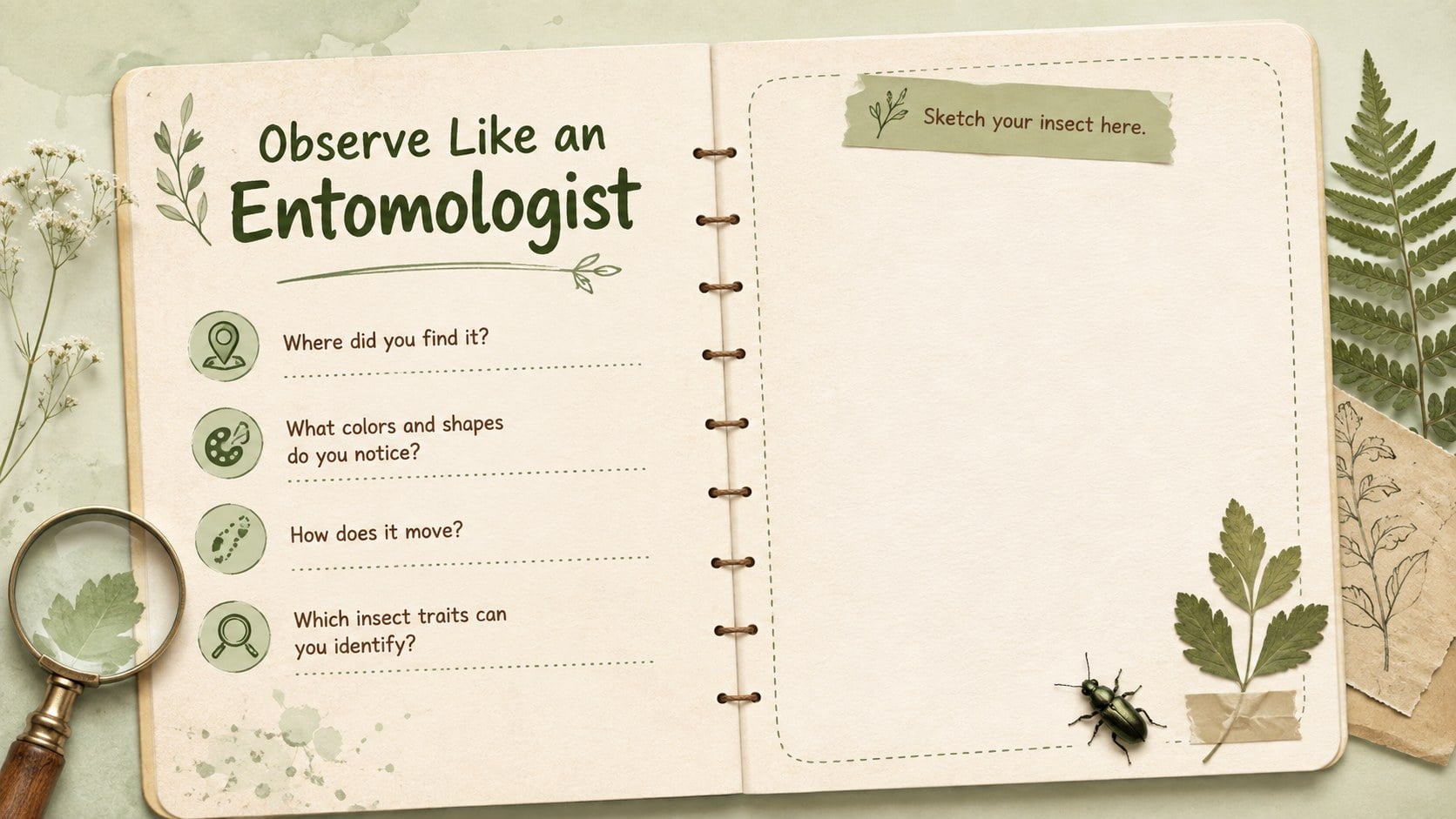 Insect Life Cycle Lesson Deck presentation template, slide 10