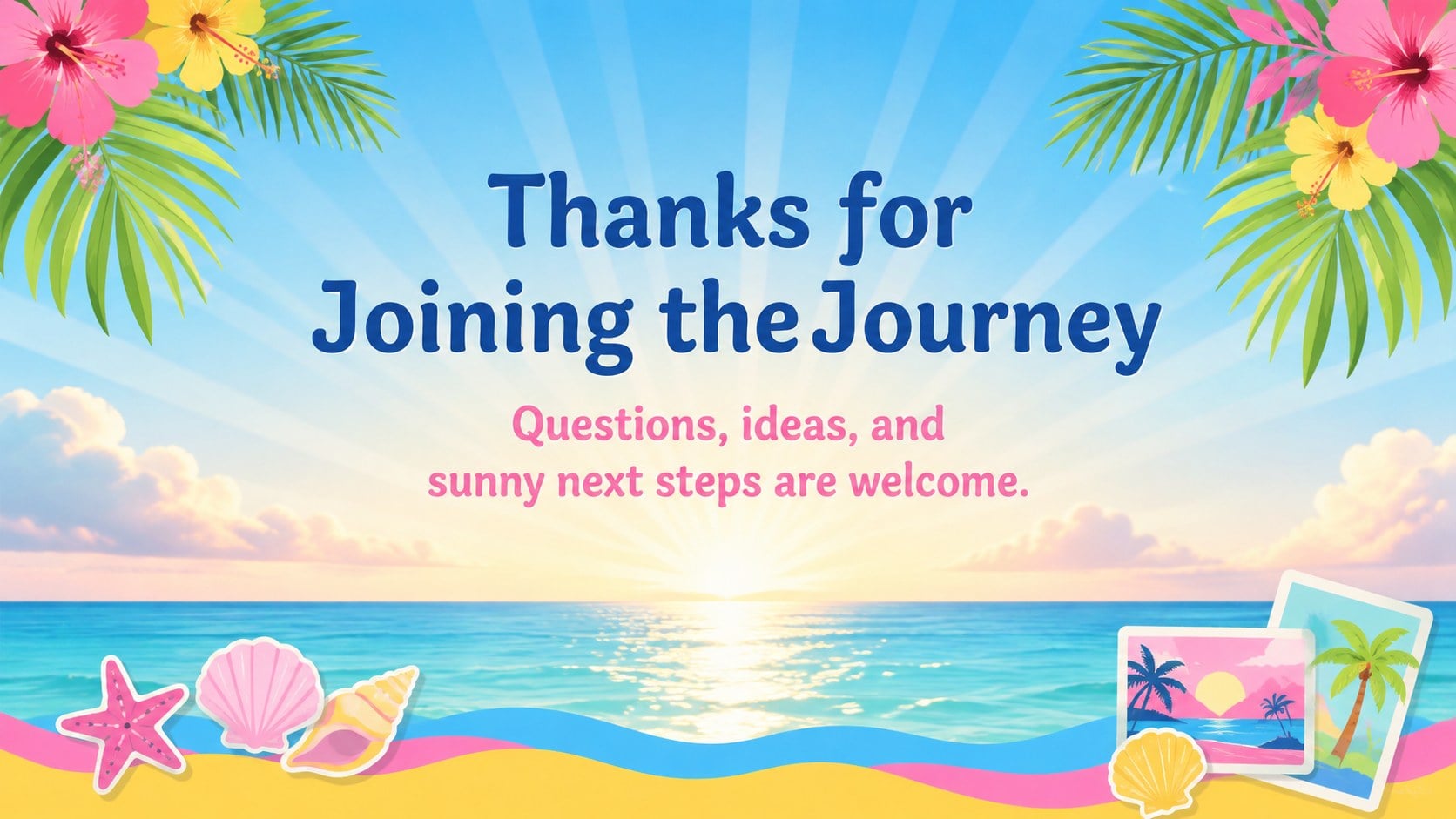 Island Sunshine Tropical Slides Deck presentation template, slide 15