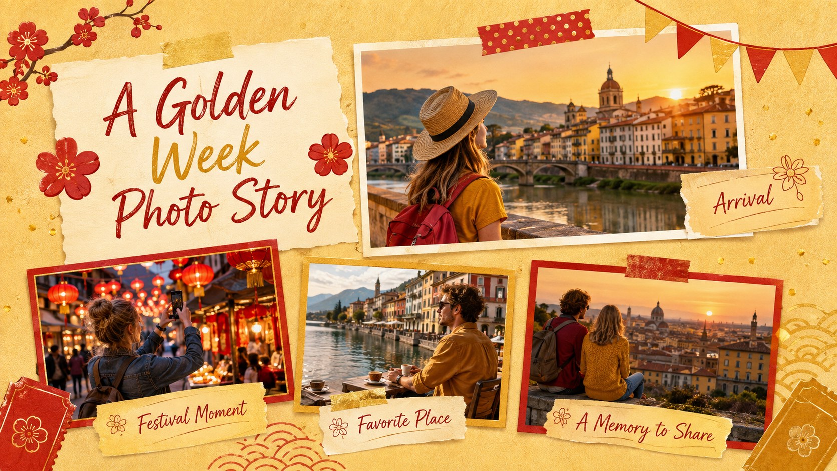 Japanese Golden Week Celebration Slides presentation template, slide 13
