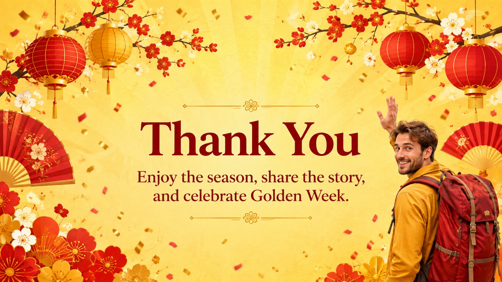 Japanese Golden Week Celebration Slides presentation template, slide 15