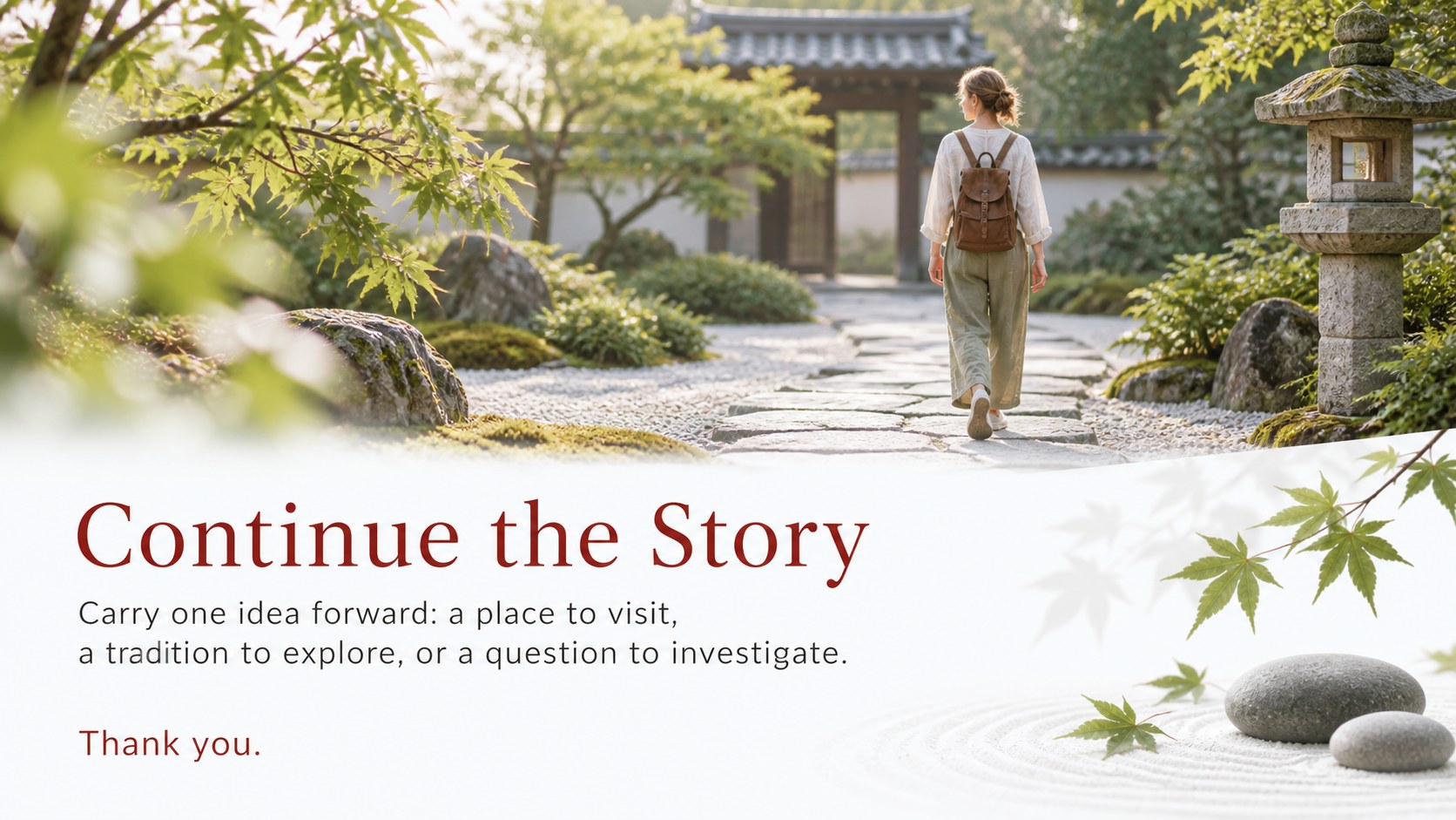 Japanese Heritage Storytelling Deck presentation template, slide 15