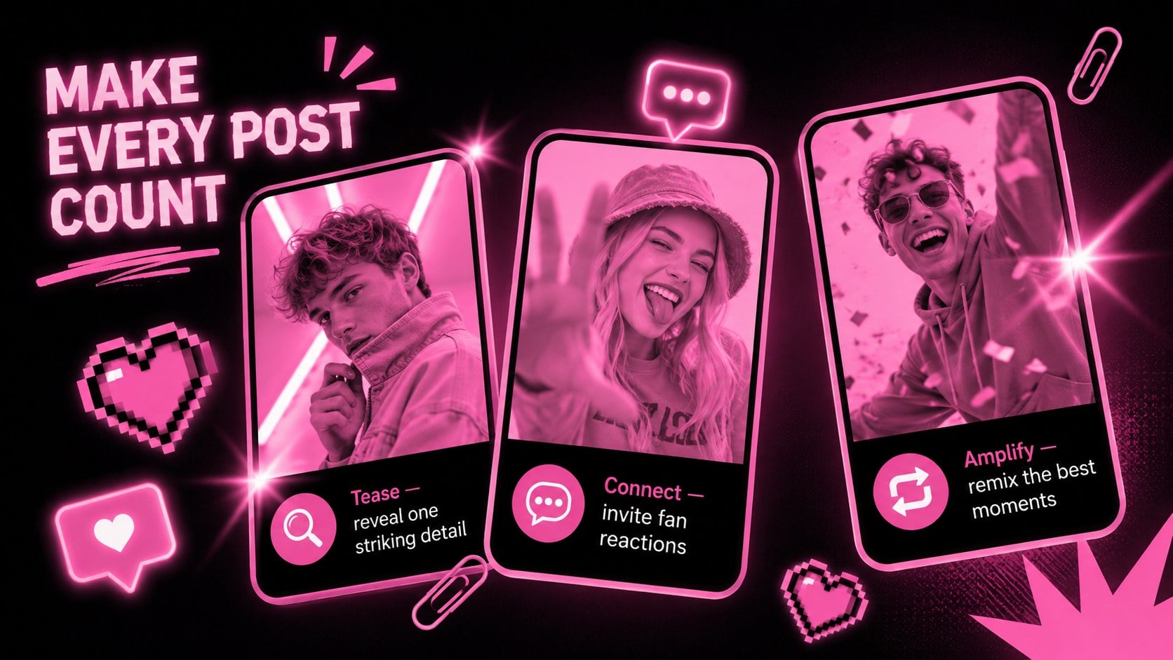 Modelo de apresentação Colagem K-Pop, slide 10