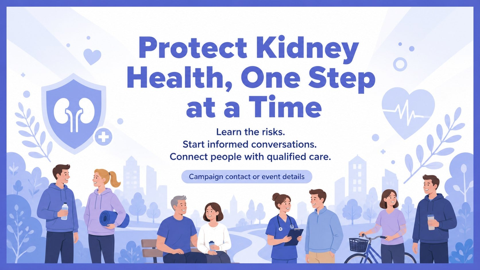 Modelo de apresentação Campanha de conscientização sobre saúde renal, slide 15