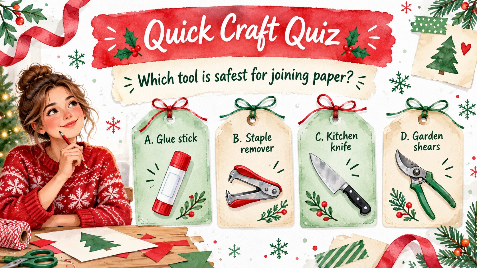 Kids Christmas Craft Workshop Slides presentation template, slide 10