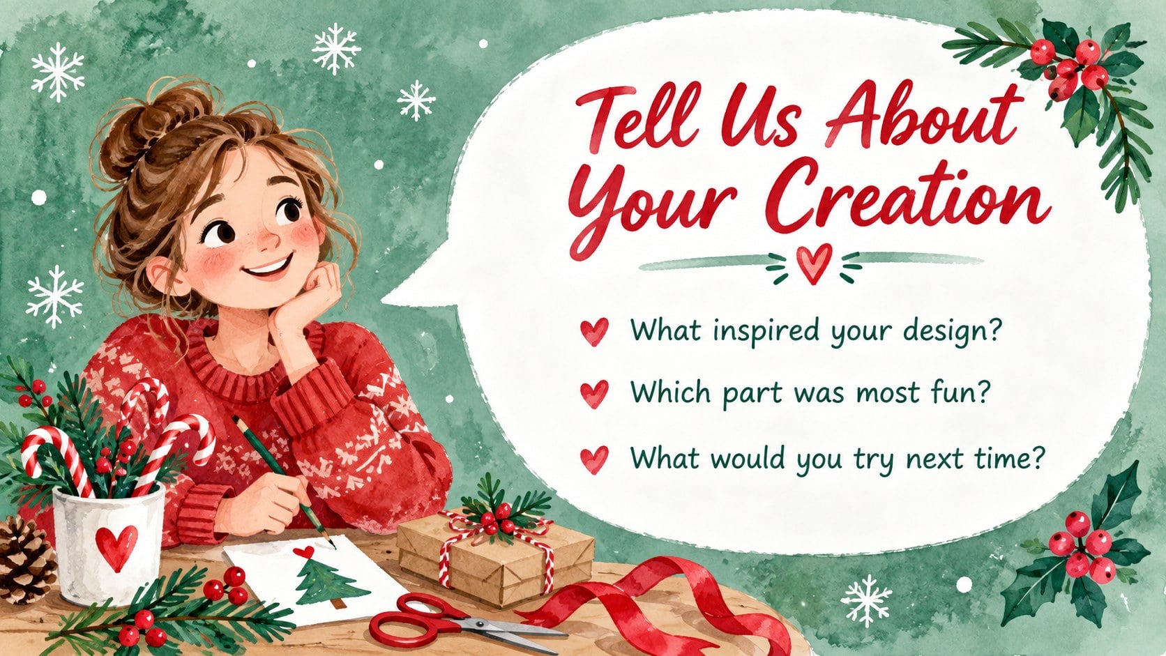 Kids Christmas Craft Workshop Slides presentation template, slide 11