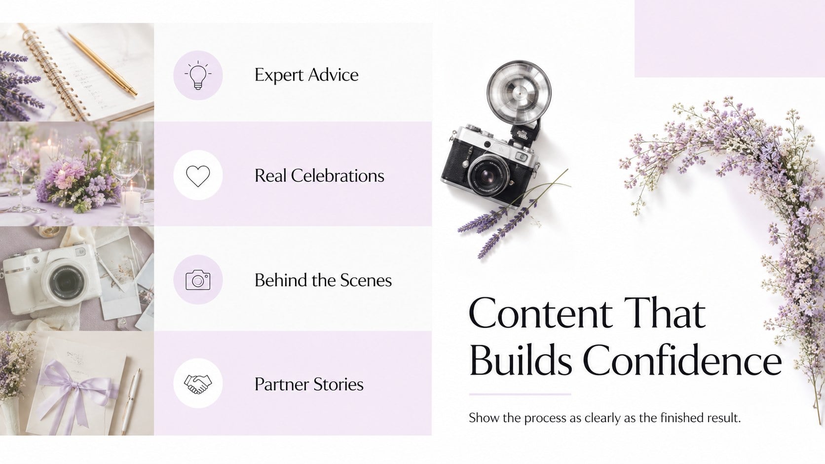 Lavender Bridal Planning Business Strategy Deck presentation template, slide 10