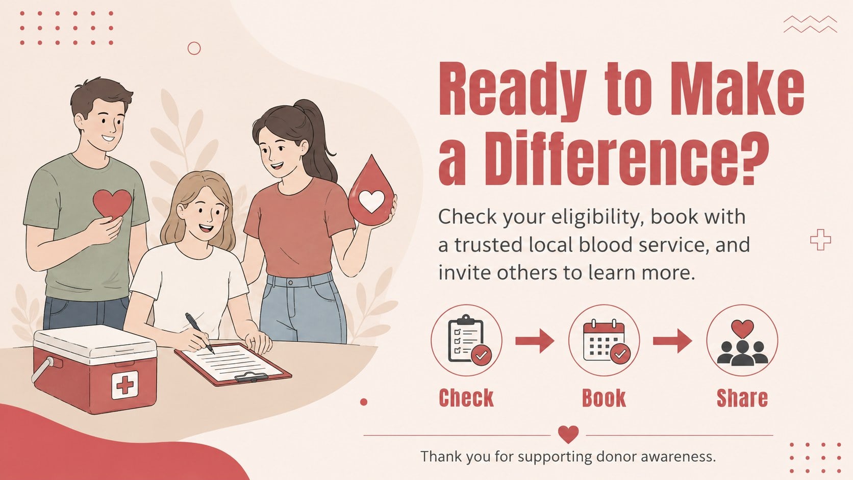 Life-Saving Blood Donation Awareness Presentation presentation template, slide 14