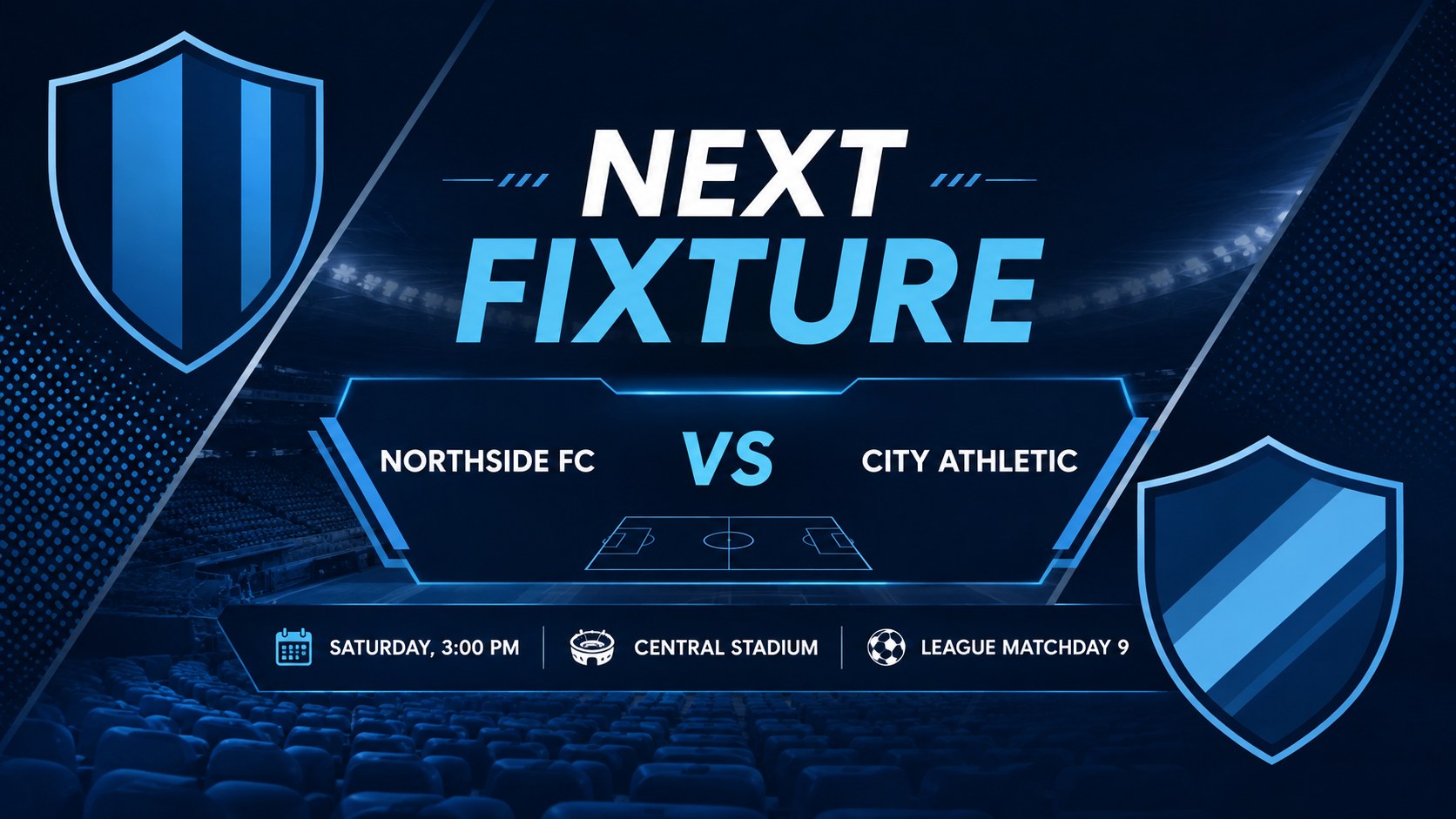 Live Match Football Scoreboard Theme presentation template, slide 14