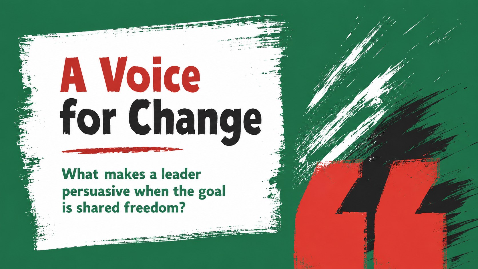 Mandela Leadership Journey Classroom Deck presentation template, slide 7