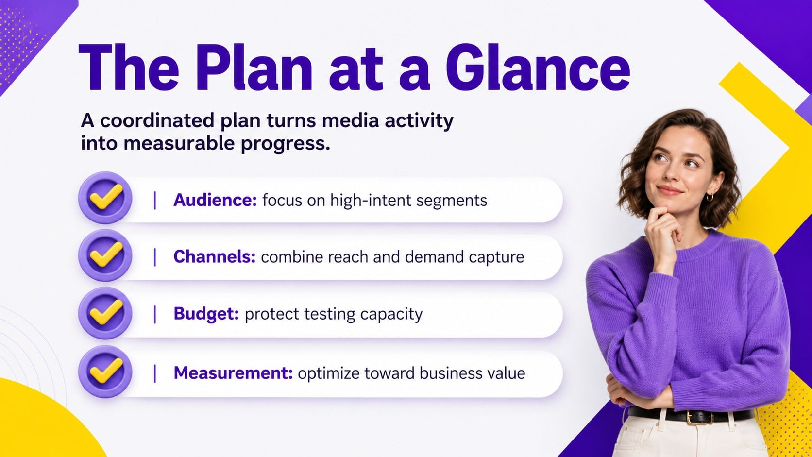 Media Campaign Planning Deck presentation template, slide 14