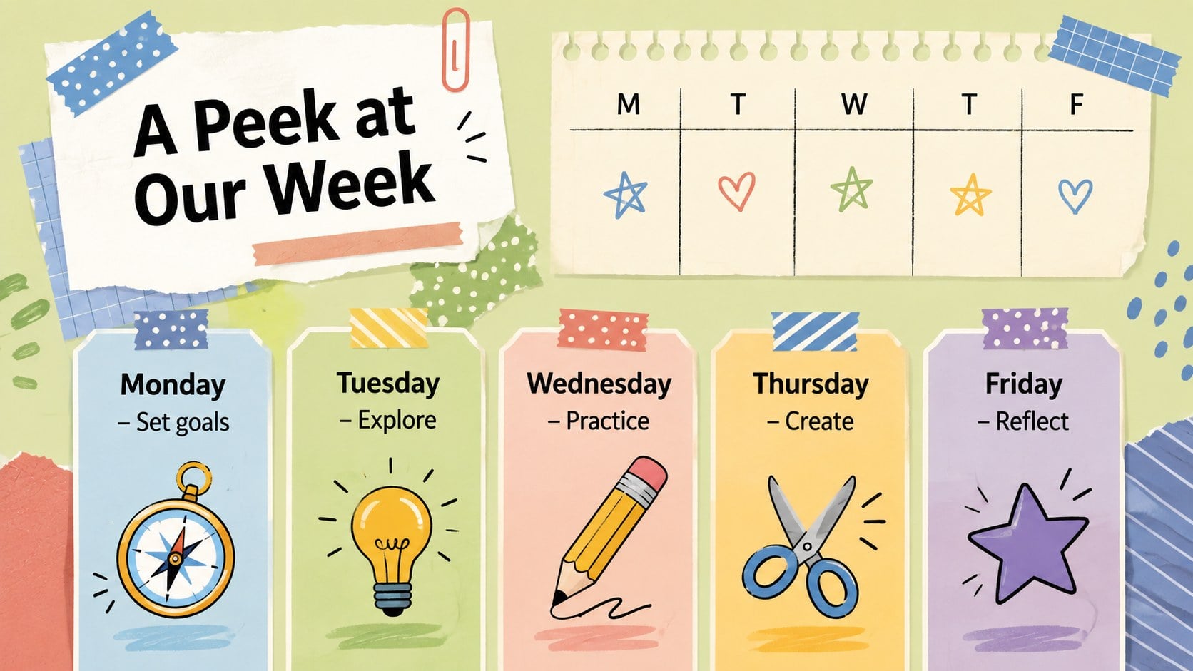 Meet Your Teacher Scrapbook Deck presentation template, slide 13