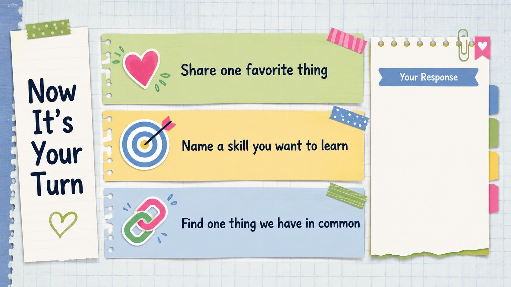 Meet Your Teacher Scrapbook Deck presentation template, slide 15