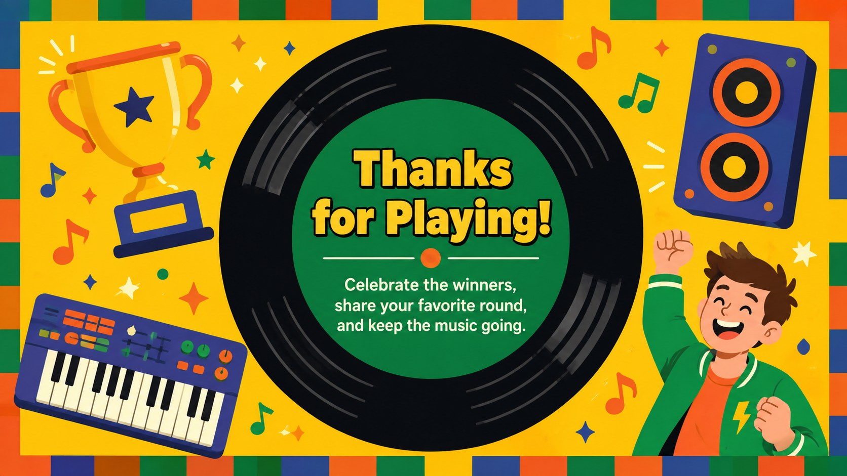 Melody Challenge Game Deck presentation template, slide 15