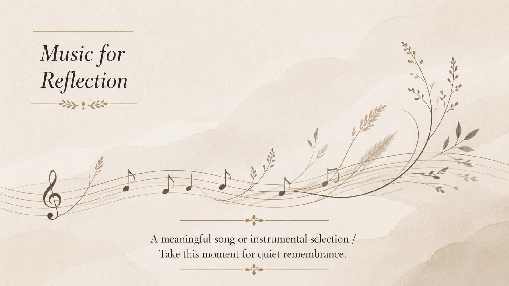 Memorial Service Tribute Slides presentation template, slide 13
