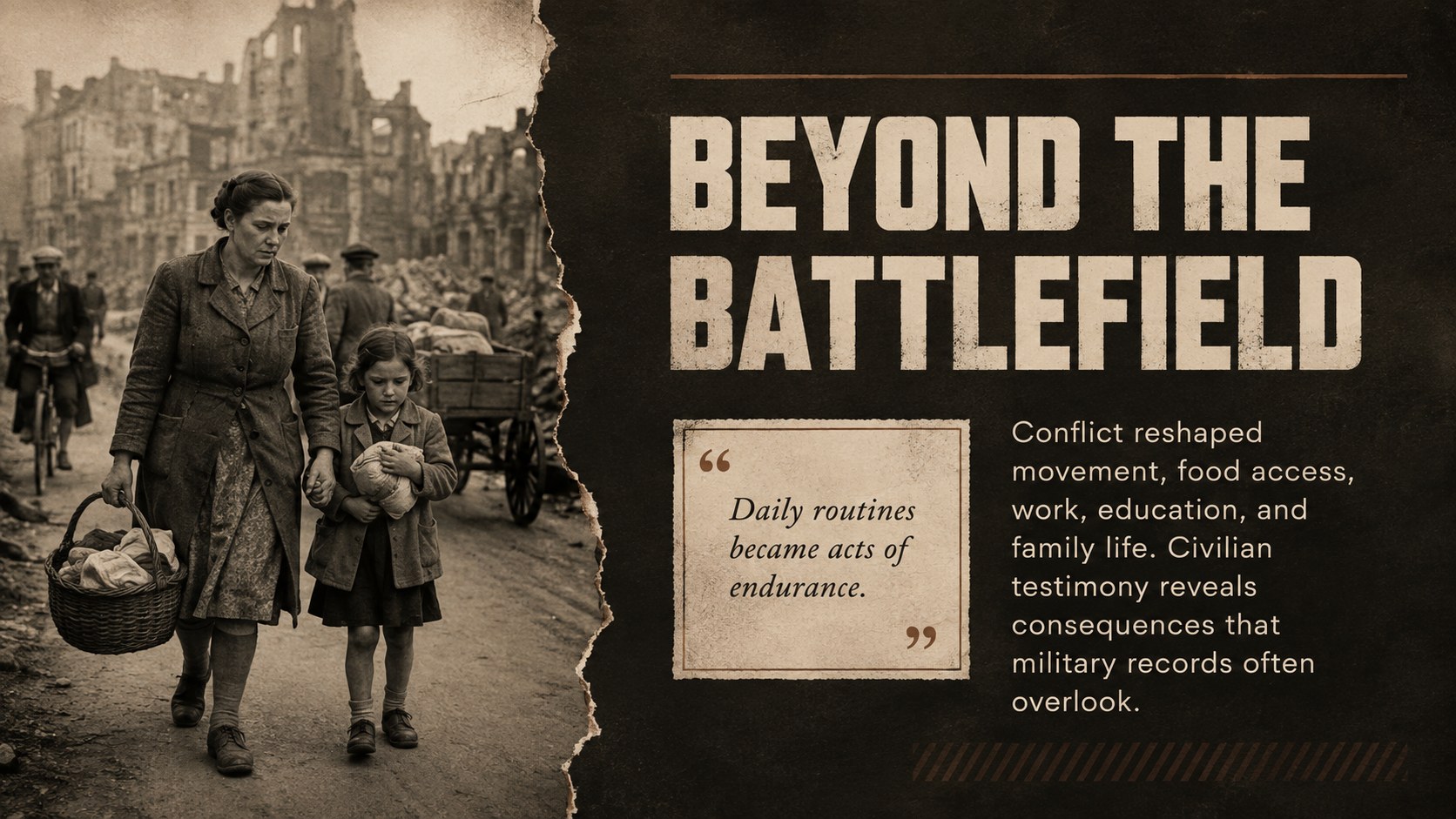 Military History Classroom Theme presentation template, slide 11