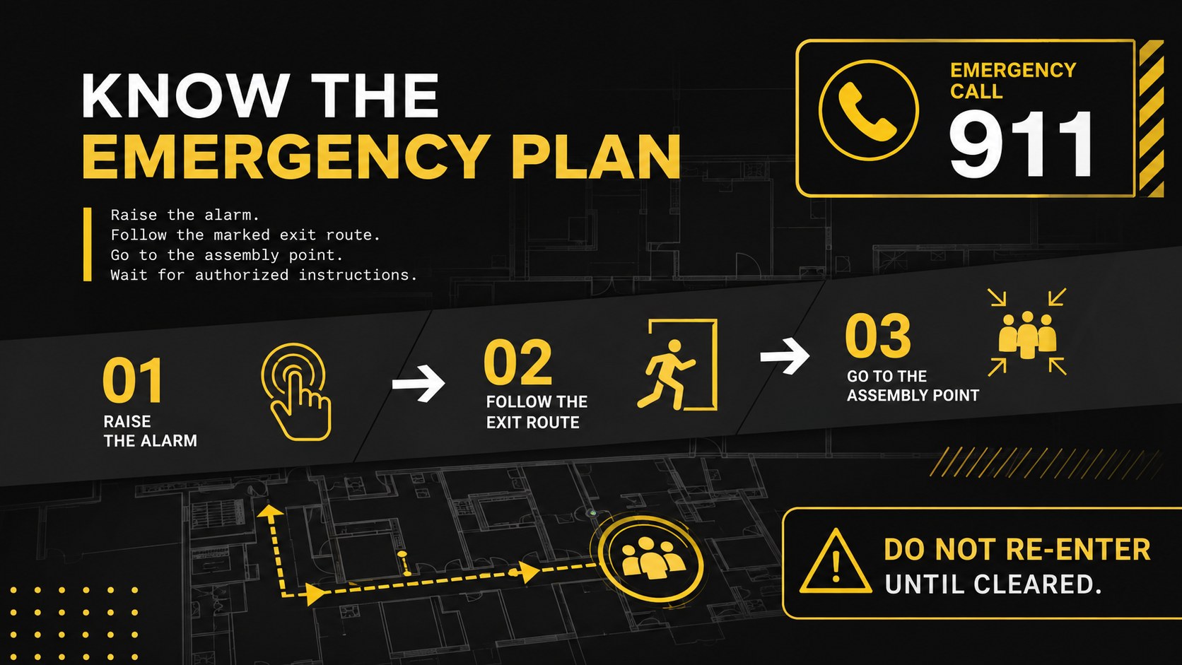 Modern Black Employee Safety Training Presentation presentation template, slide 9