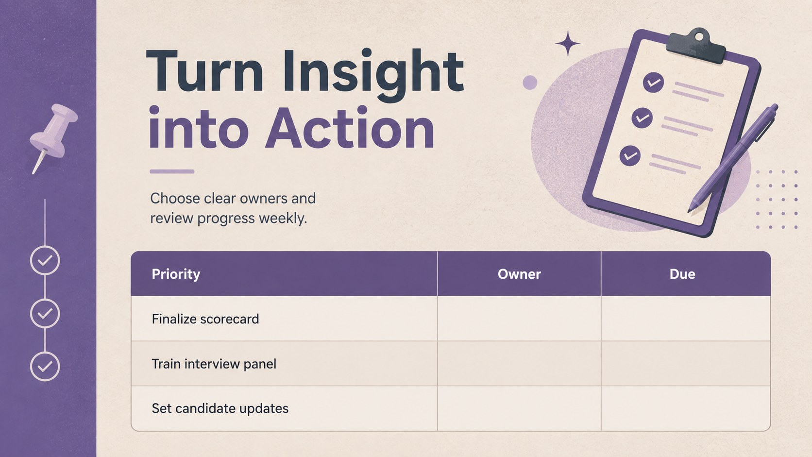 Modern Hiring Webinar Deck presentation template, slide 13