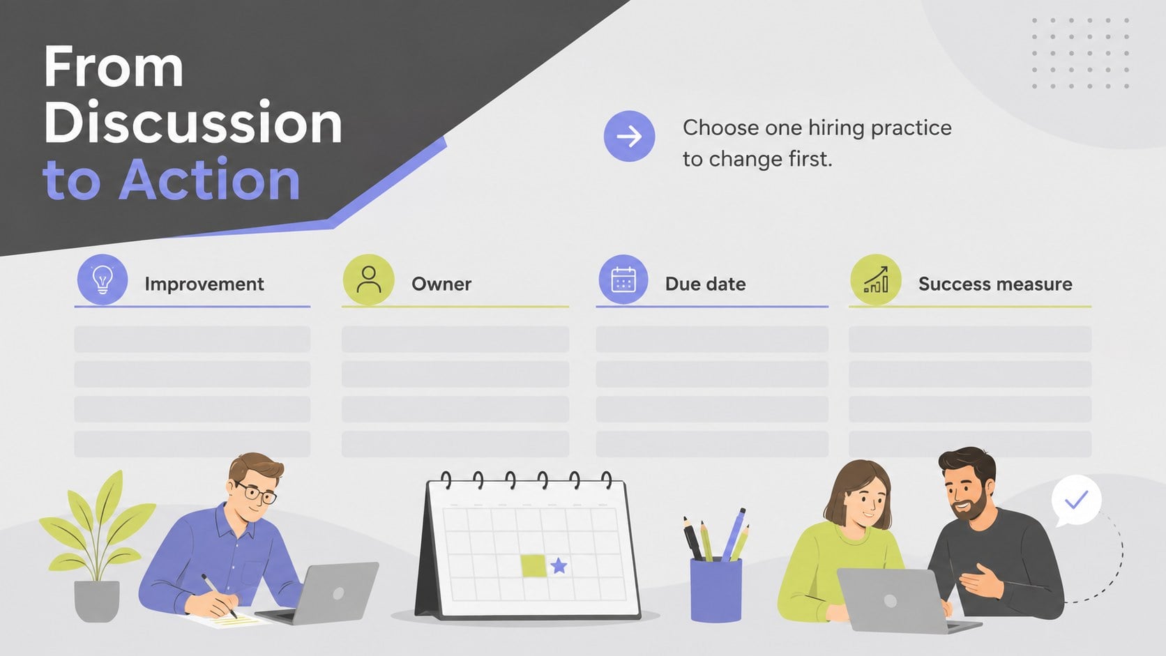 Modern Hiring Workshop Slide Deck presentation template, slide 14