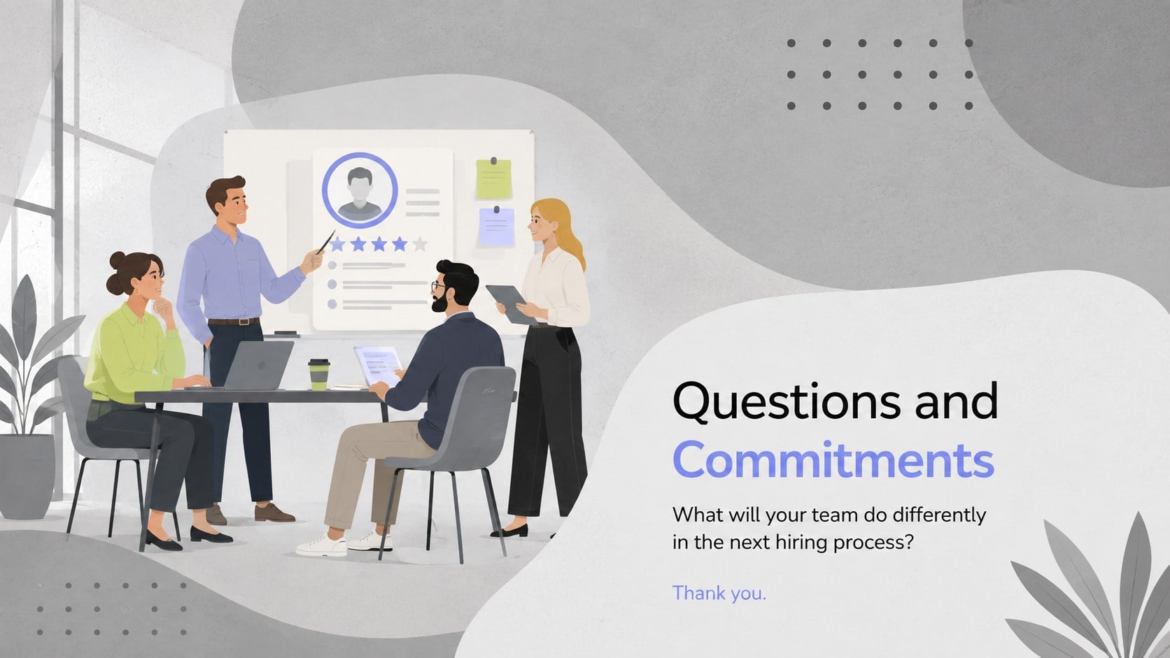 Modern Hiring Workshop Slide Deck presentation template, slide 15