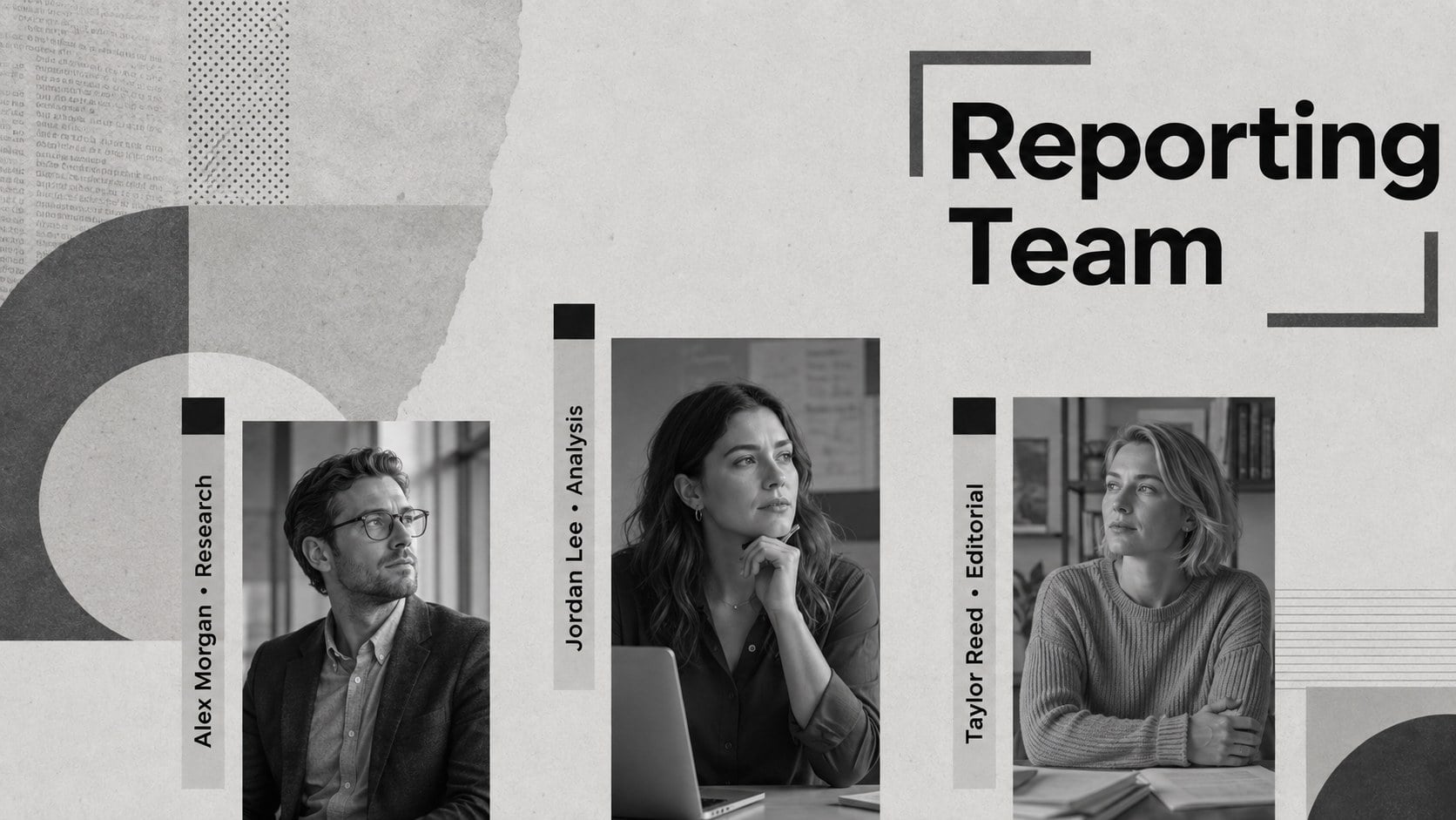 Modelo de apresentação Briefing em Estilo Jornal Moderno, slide 11