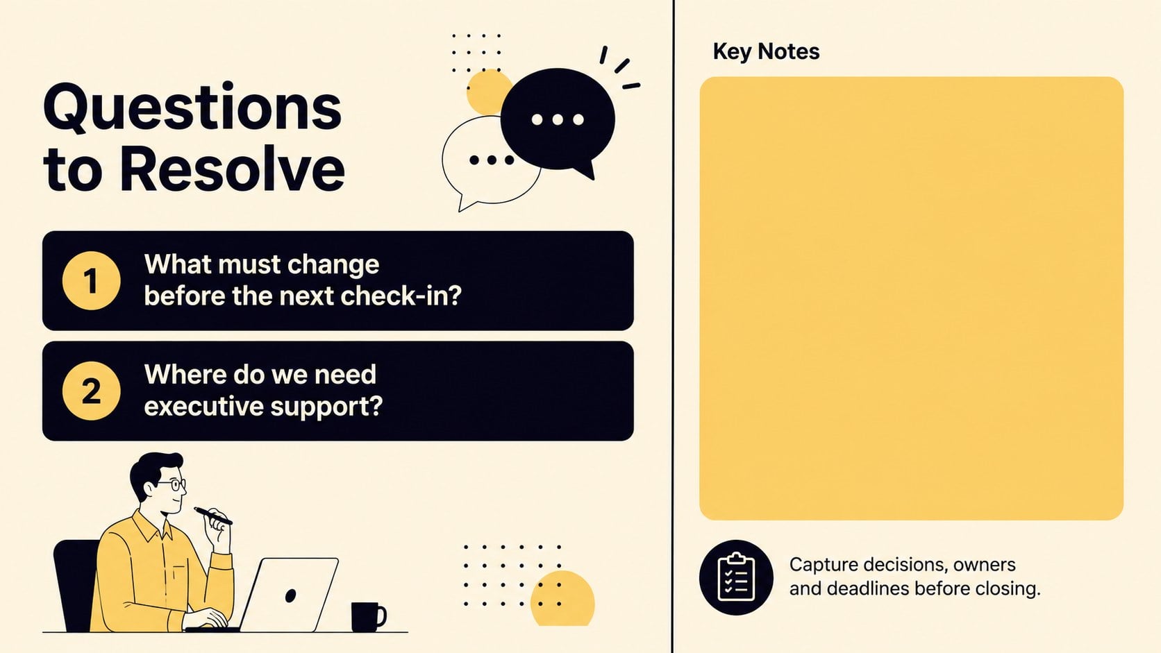 Monthly Strategy Check-In Slides presentation template, slide 15