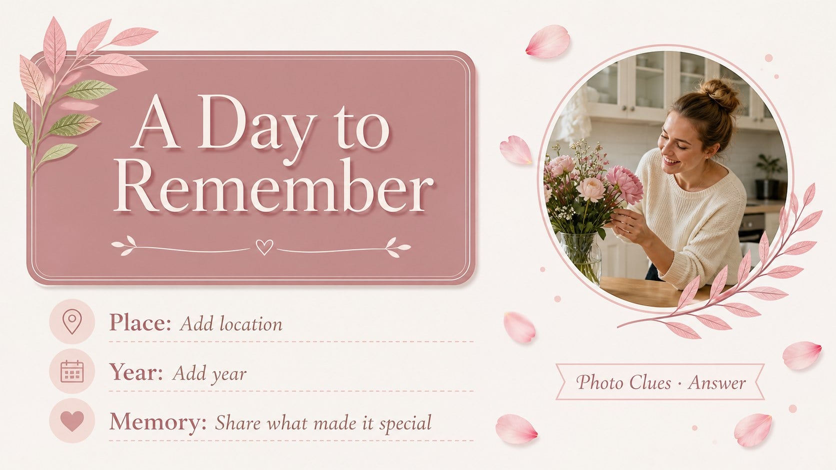 Mother's Day Quiz Show Slides presentation template, slide 11