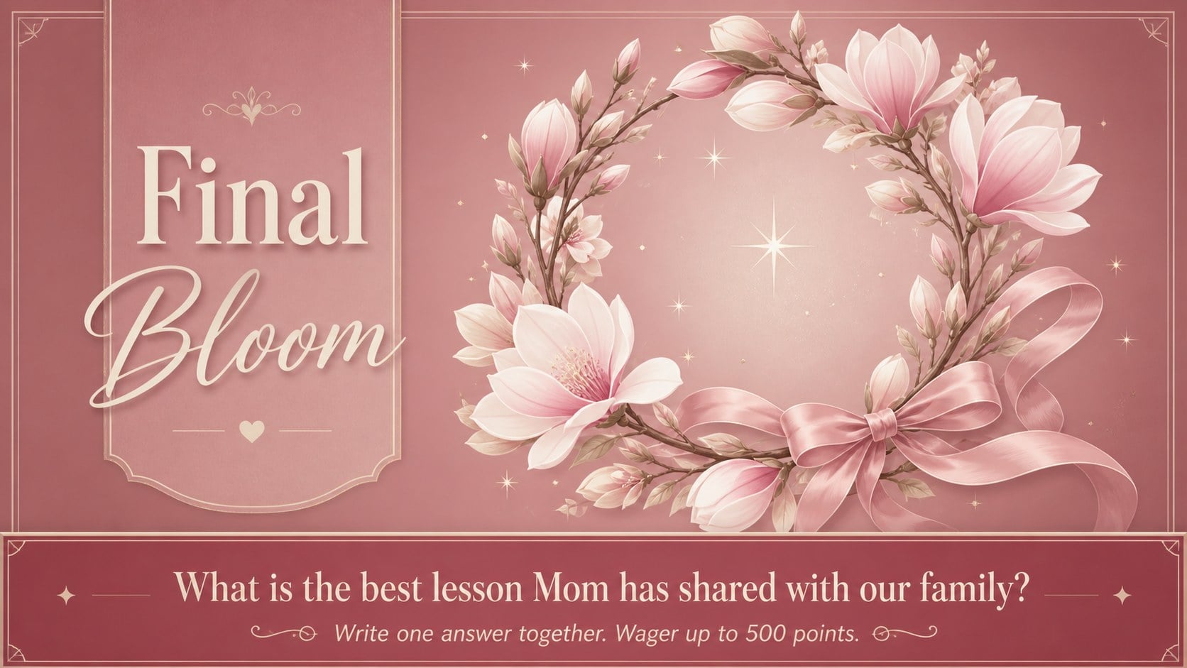 Mother's Day Quiz Show Slides presentation template, slide 12