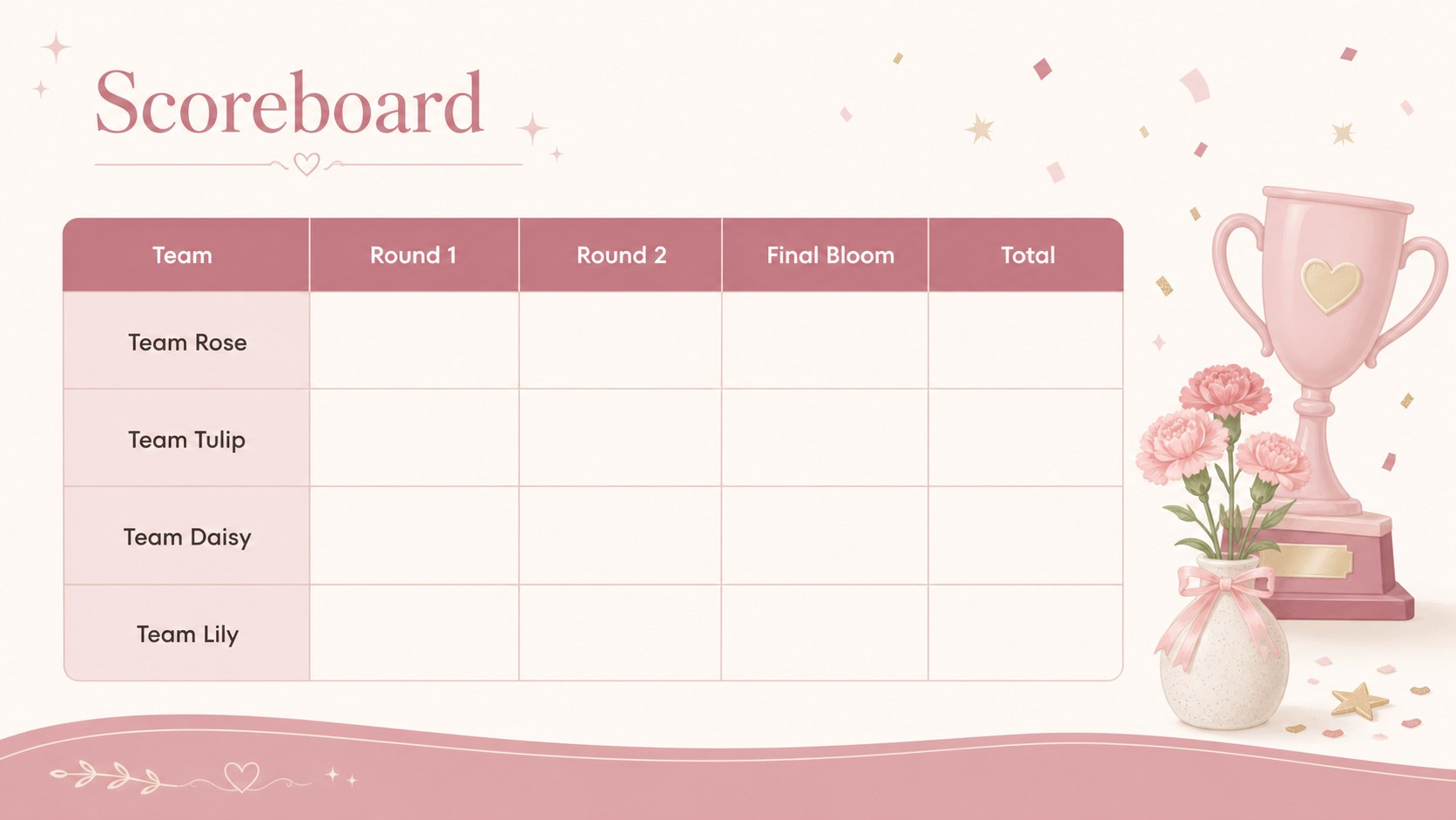 Mother's Day Quiz Show Slides presentation template, slide 13
