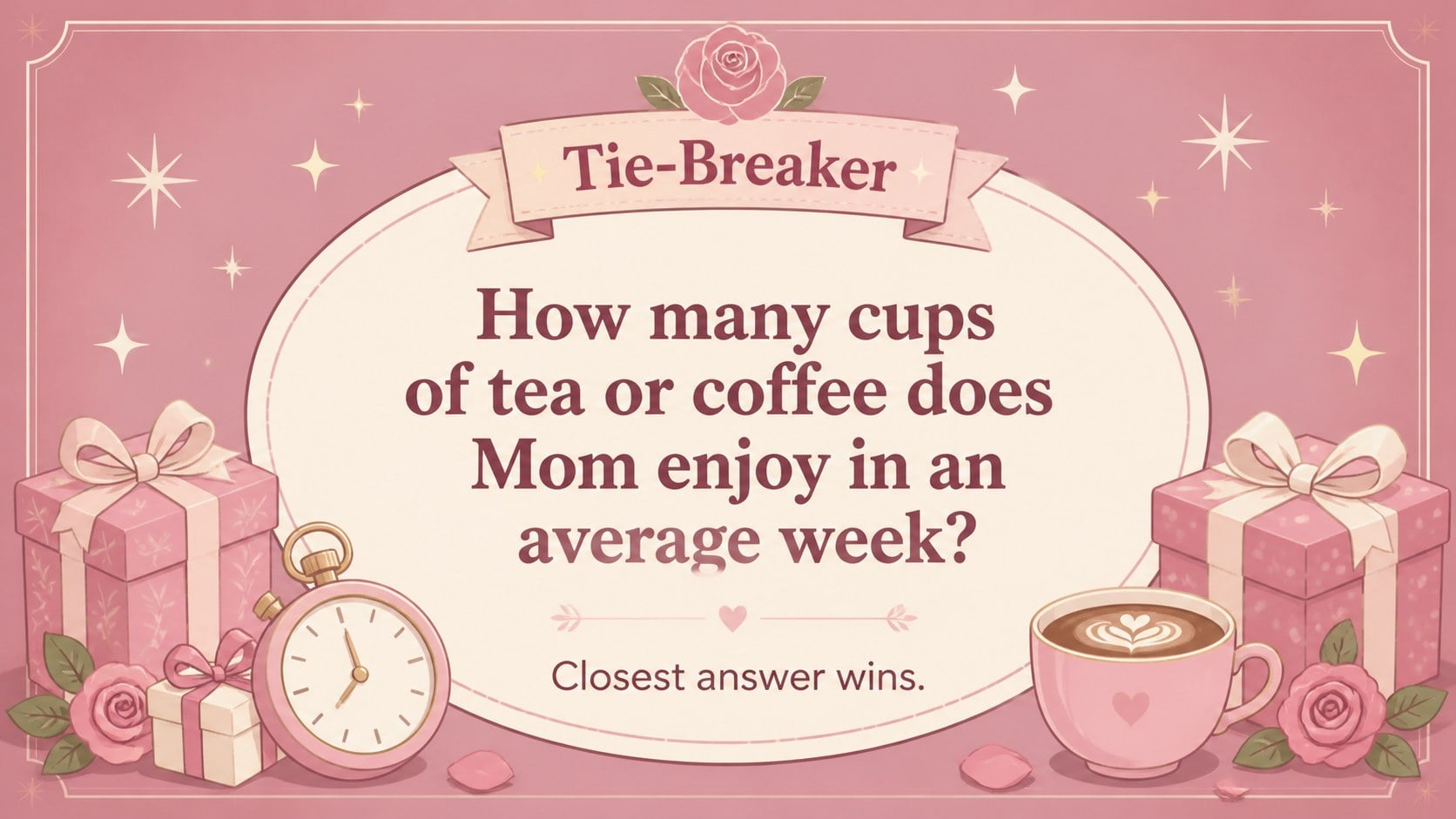 Mother's Day Quiz Show Slides presentation template, slide 14