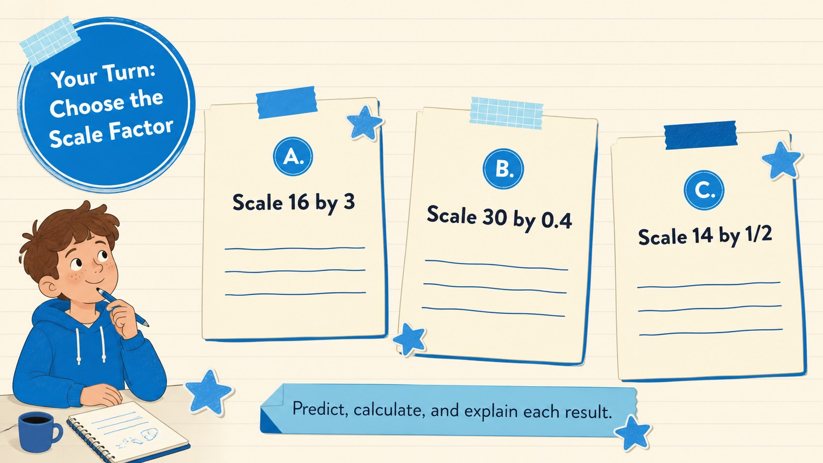 Multiplication Scaling Lesson Slides for Grades 6-8 presentation template, slide 12
