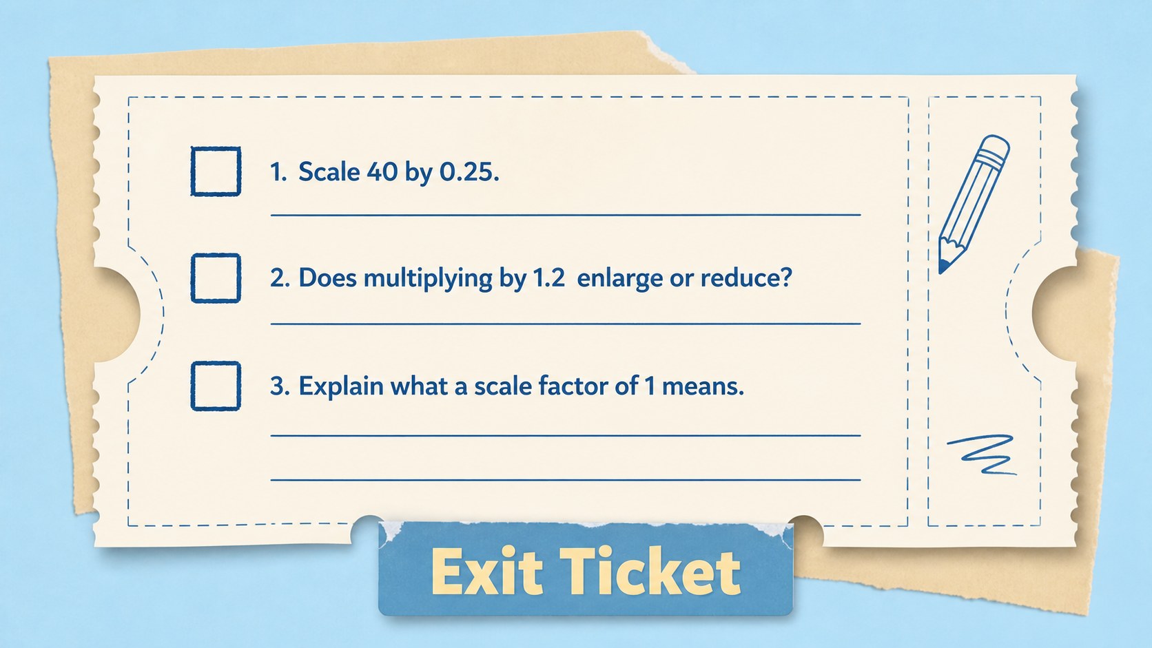 Multiplication Scaling Lesson Slides for Grades 6-8 presentation template, slide 14