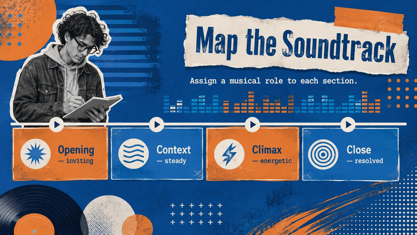 Music-Backed Presentation Theme presentation template, slide 8