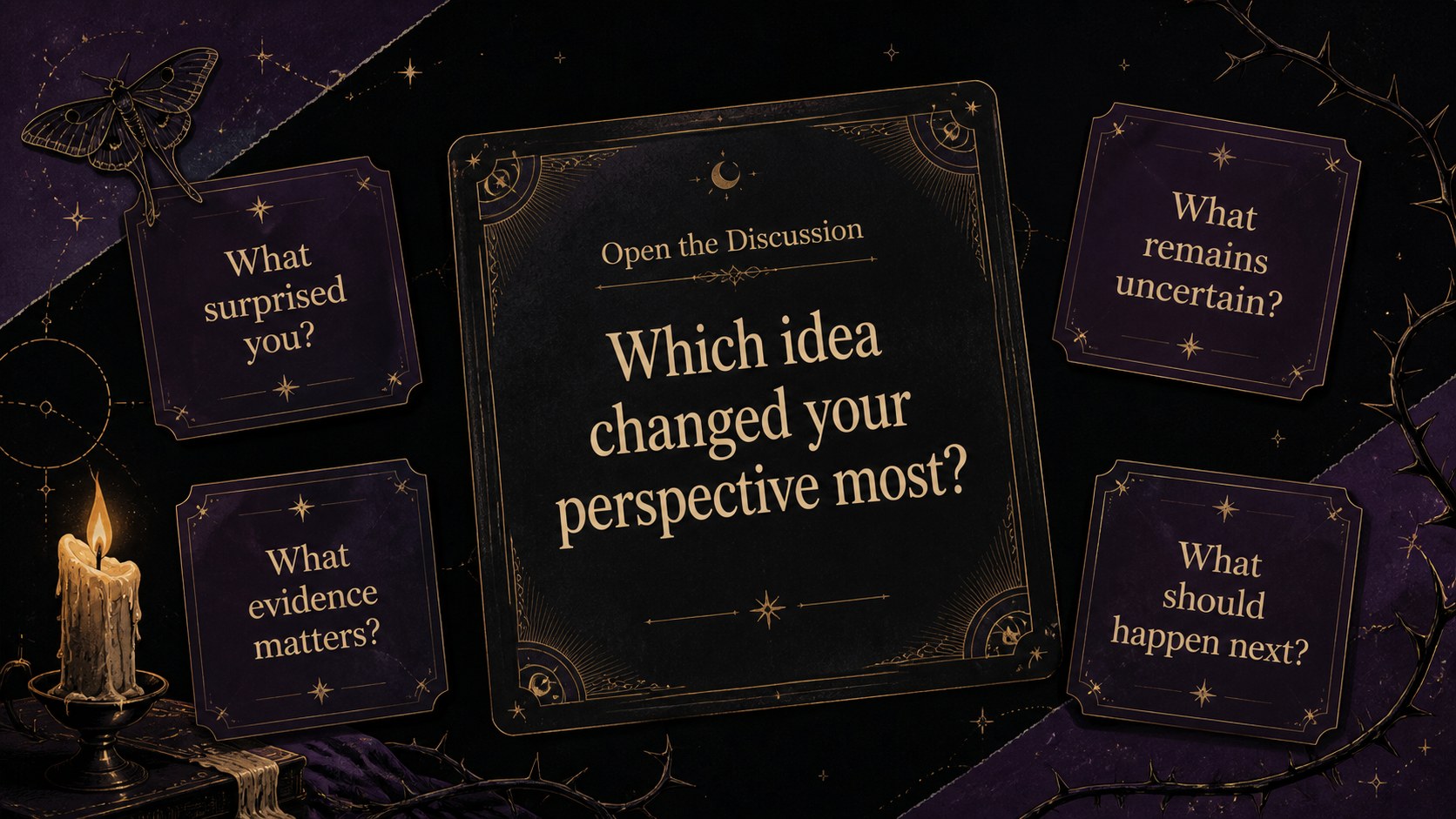 Mystic Academy Tarot Slide Deck presentation template, slide 11