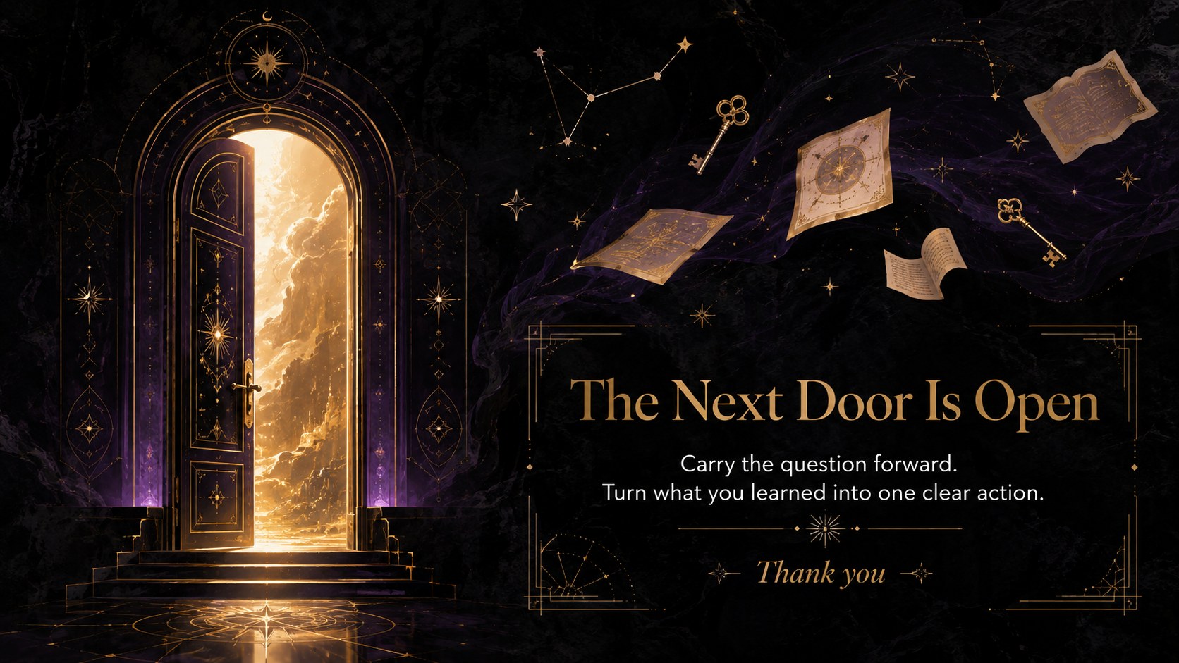 Mystic Academy Tarot Slide Deck presentation template, slide 12