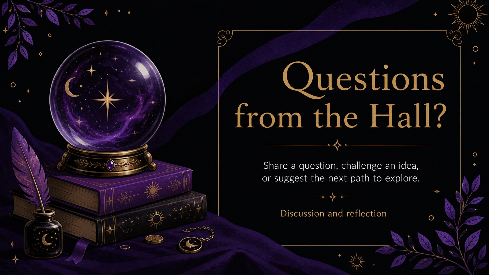 Mystic Academy Tarot Slide Deck presentation template, slide 15