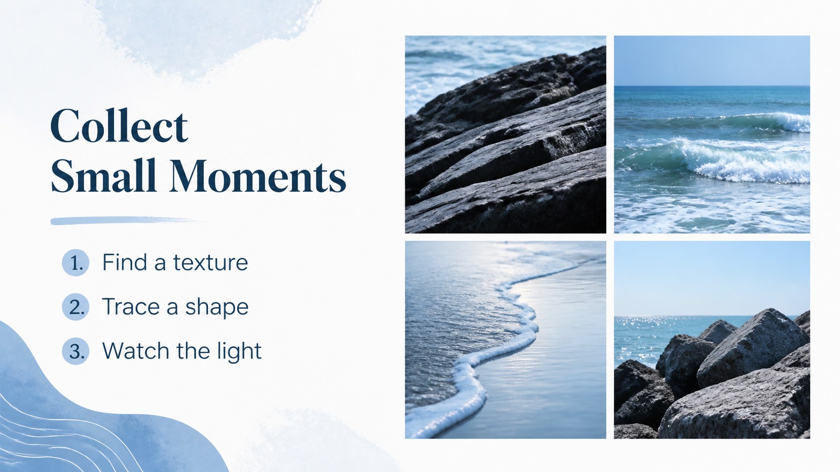 Modelo de apresentação Deck Fotográfico de Mindfulness na Natureza, slide 10