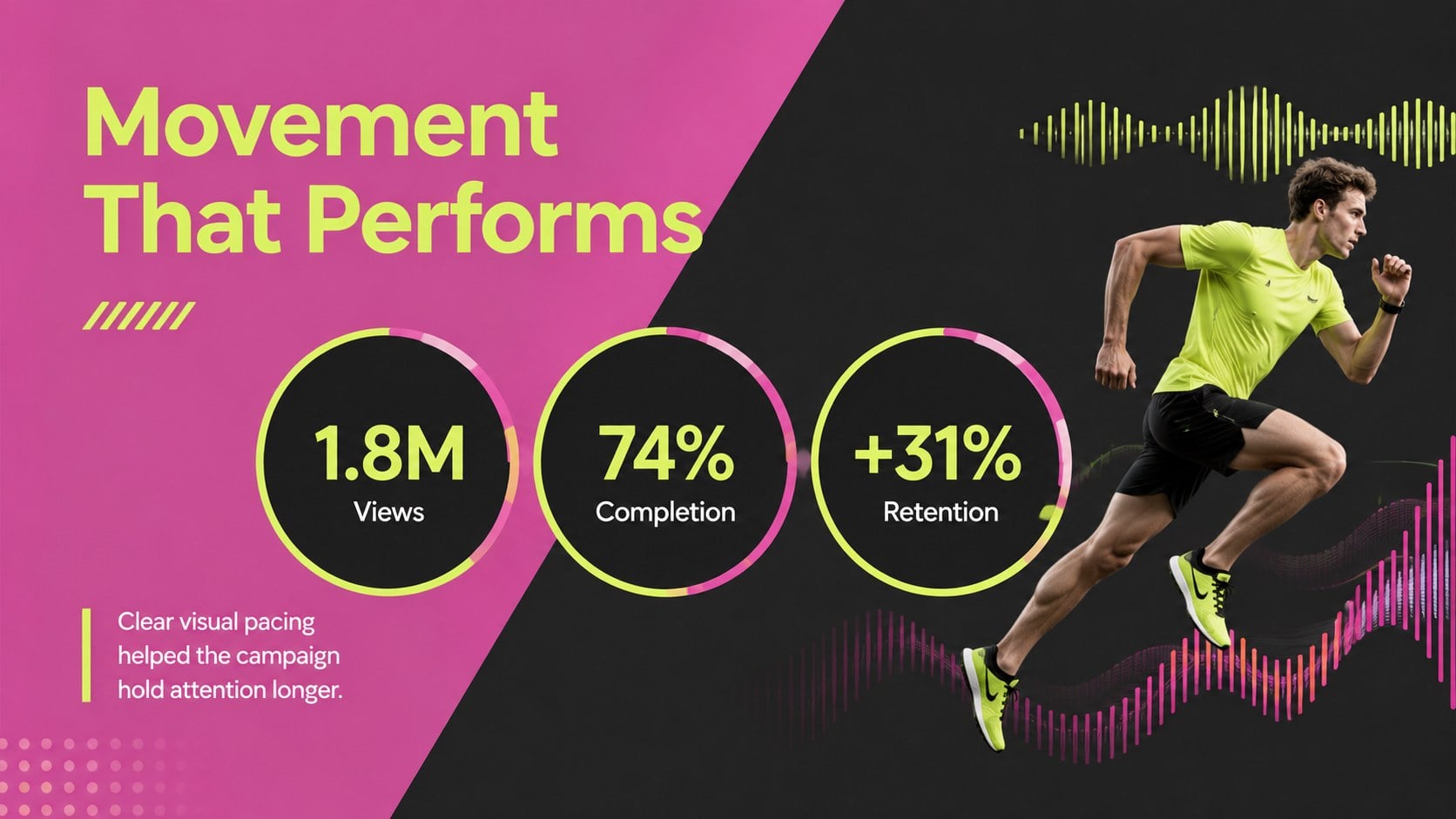Neon Motion Design Portfolio presentation template, slide 10