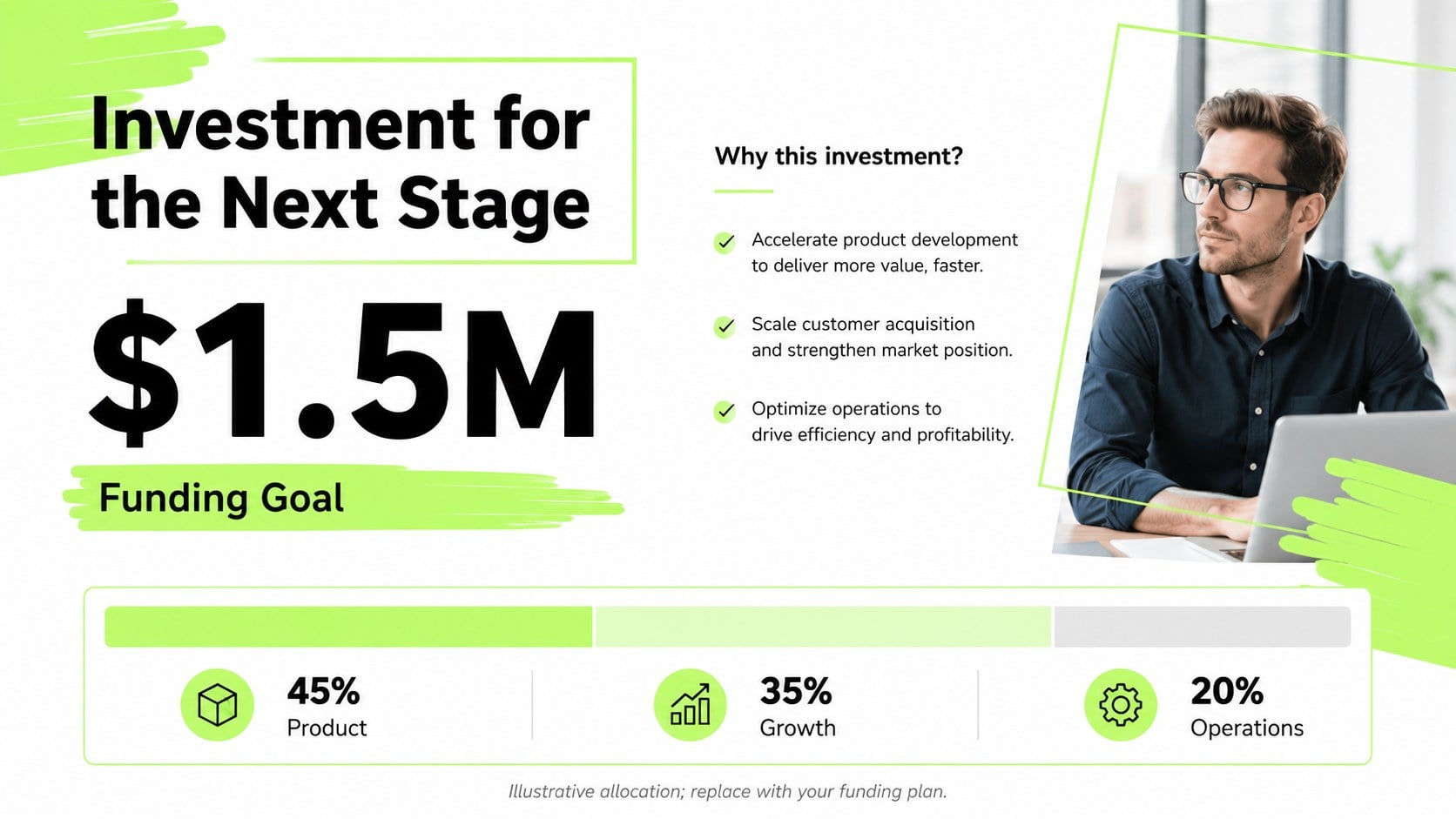 Neon Startup Planning Deck presentation template, slide 14