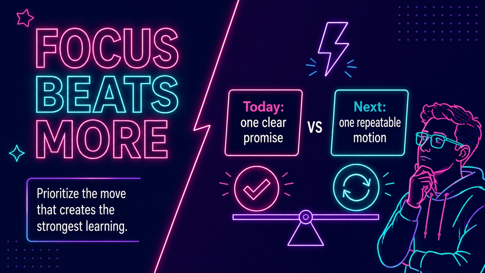 Modelo de apresentação Storyboard de Startup com Toque Neon, slide 14