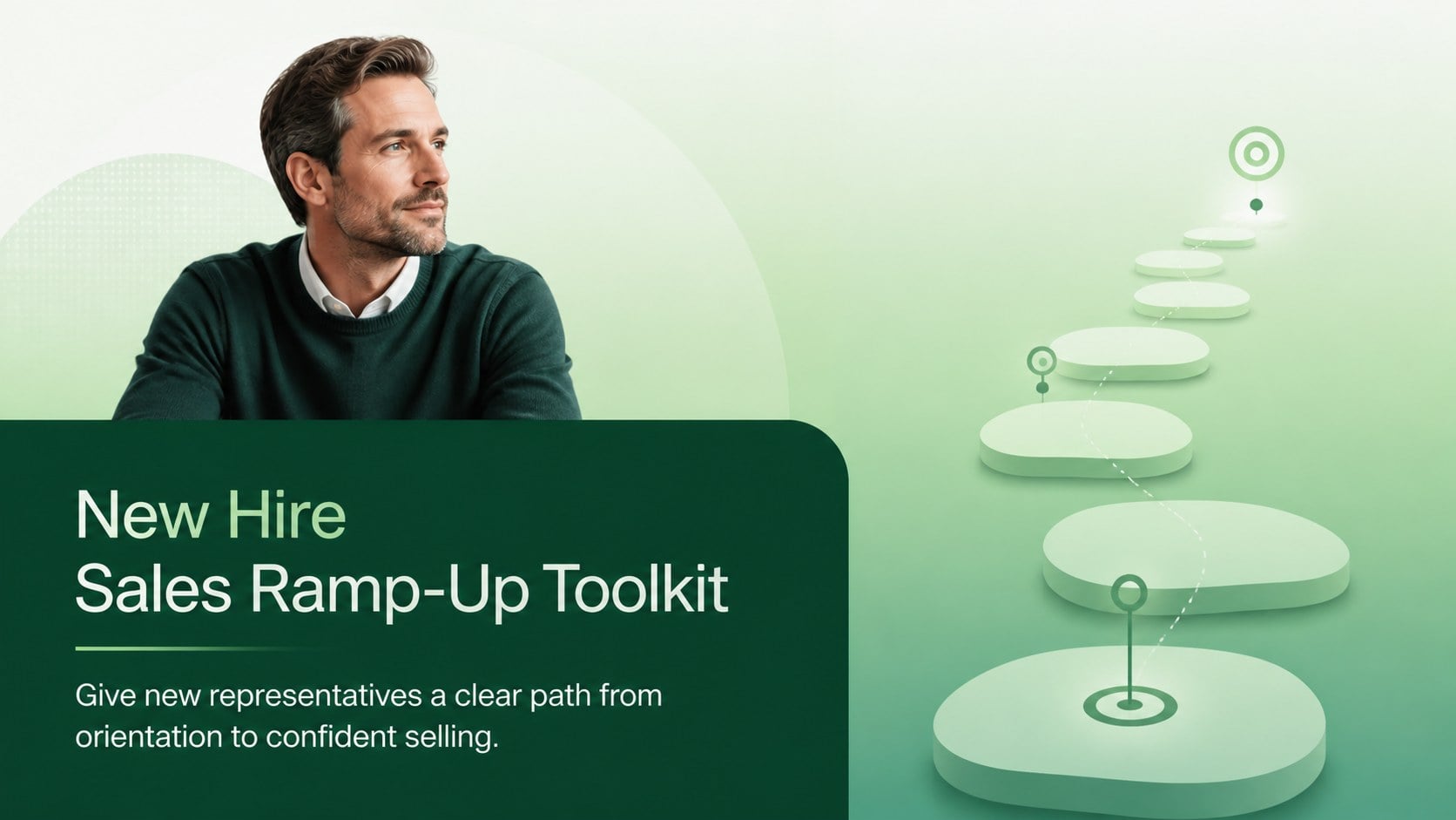 New Hire Sales Ramp-Up Toolkit presentation template, slide 1