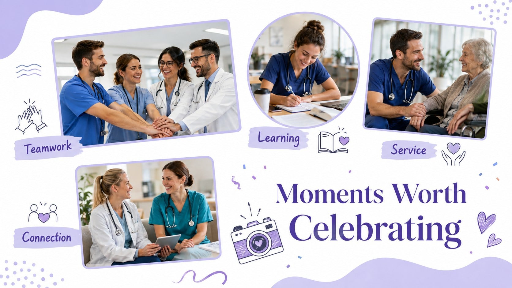 Nurse Recognition Celebration Deck presentation template, slide 10
