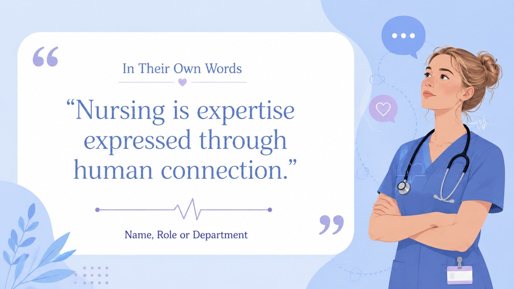 Nurse Recognition Celebration Deck presentation template, slide 14