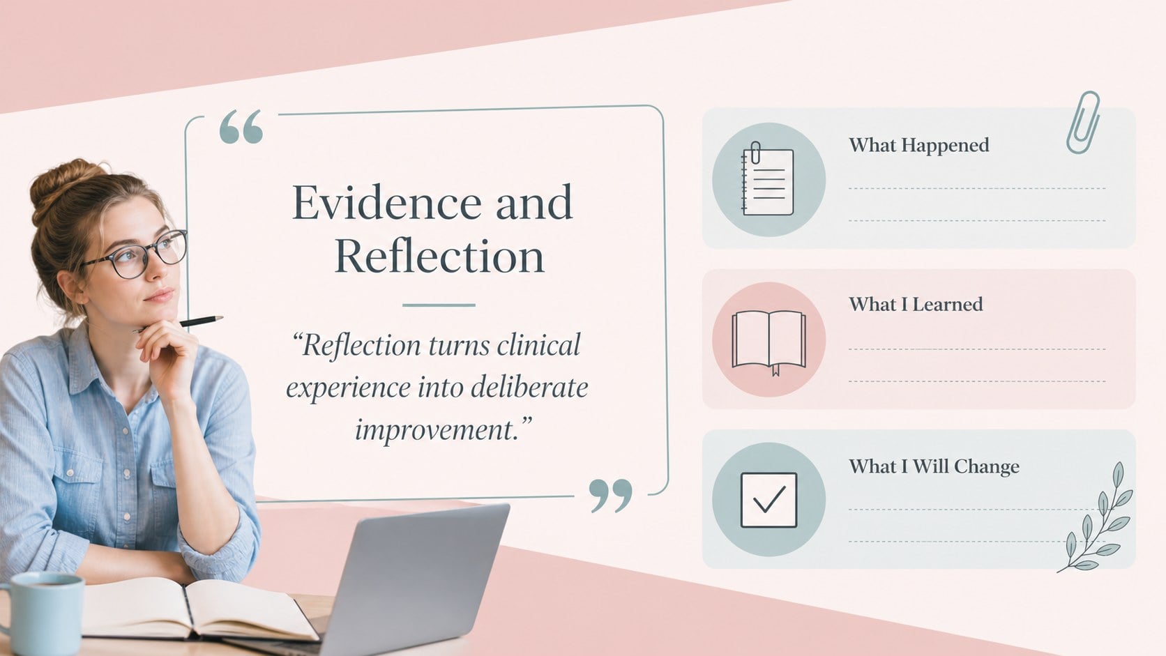 Nursing Education Portfolio Deck presentation template, slide 11