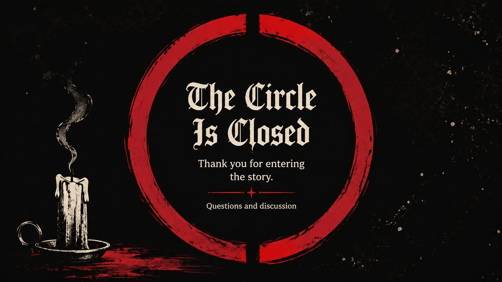 Occult Ritual Presentation Theme presentation template, slide 12