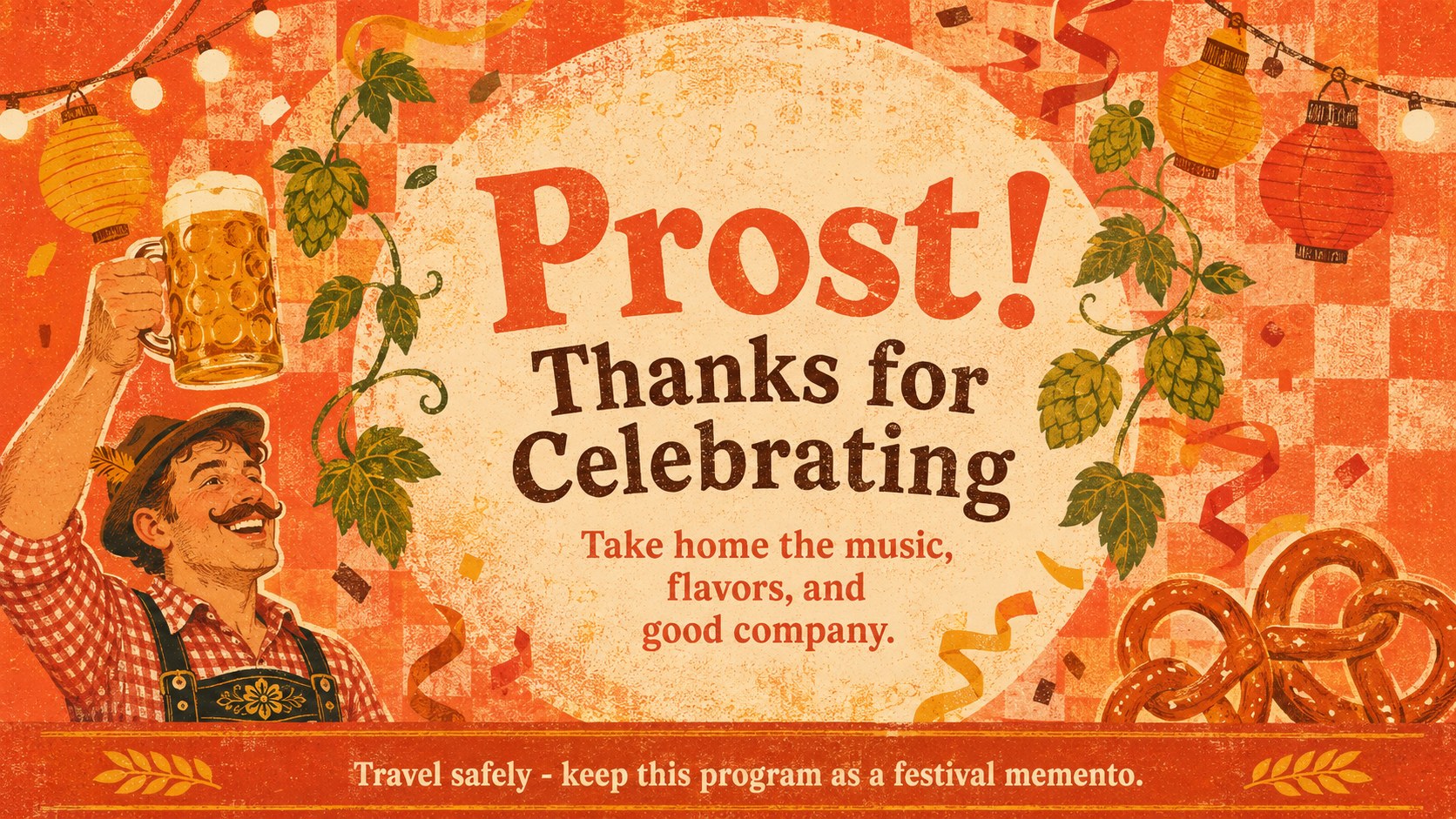 Oktoberfest Keepsake Booklet Slides presentation template, slide 5