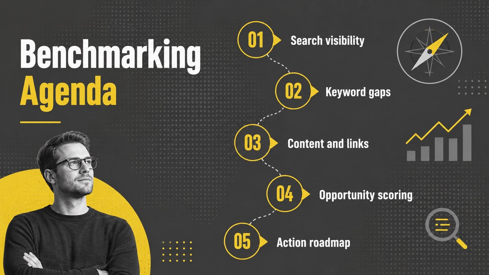 Modelo de apresentação Benchmarking de SEO Orgânico, slide 2