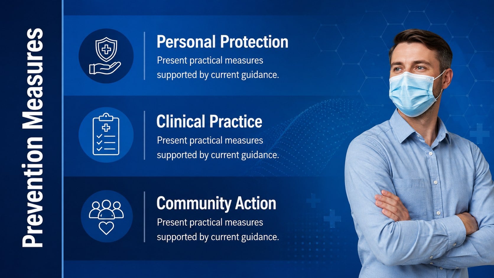 Pandemic Response Medical Deck presentation template, slide 11