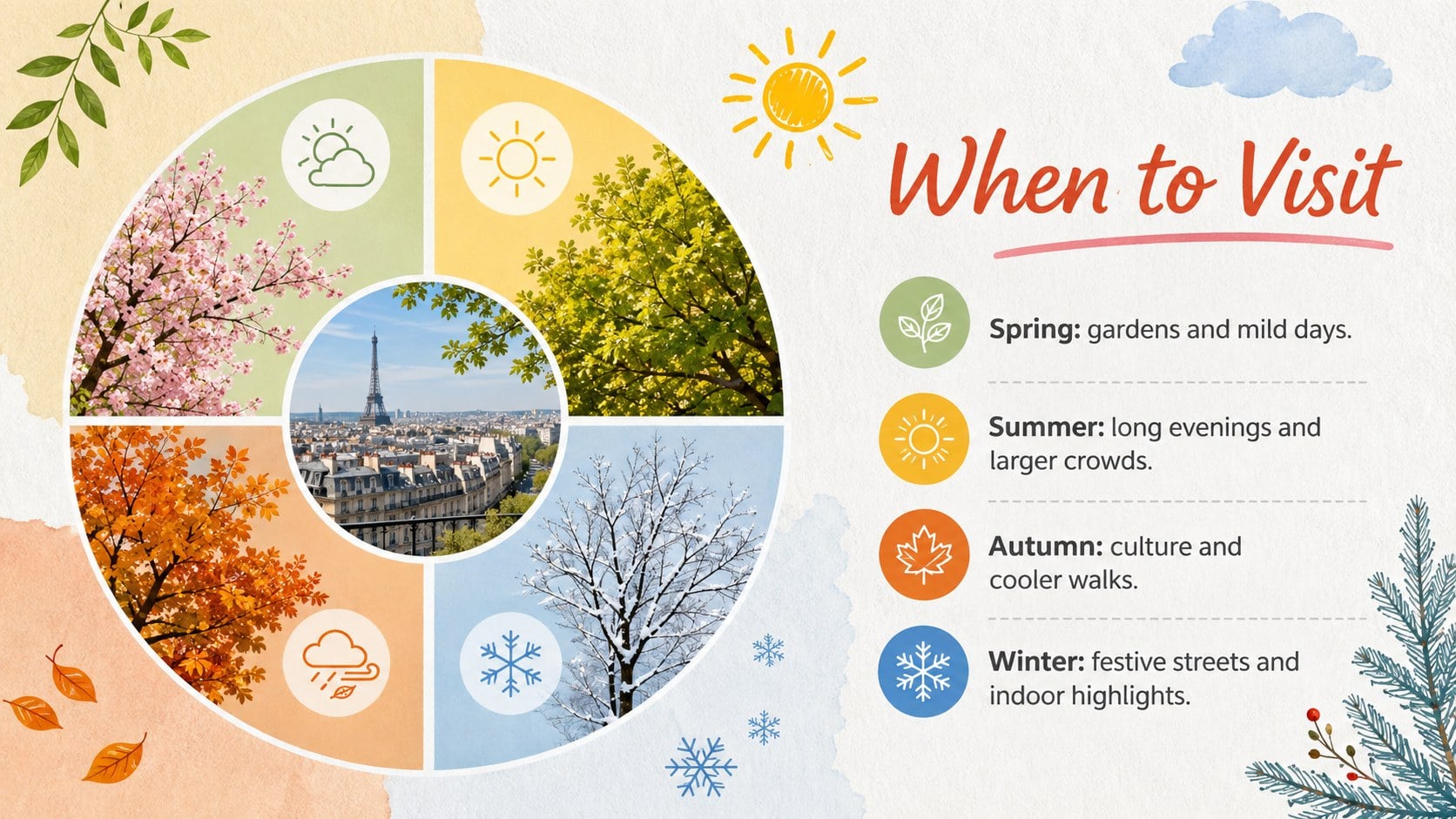 Paris City Break Planner presentation template, slide 10